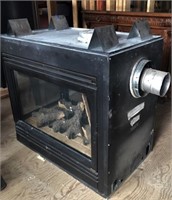 Three Sided Fireplace 36" Glass Sides-Nat.Gas