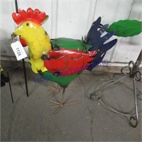 Chicken yard art