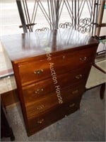 Comtemporary Mahogany Four Drawer Chest