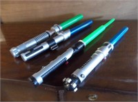 Four First Generation Toy Lightsabers