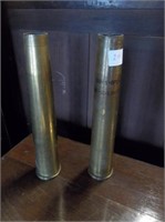 Two WWI Artillery Shells