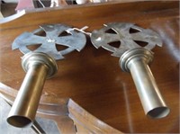 Two Fantastic Copper Candle Snuffers