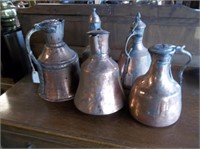 Five Copper Vessels