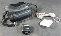 Camera bag and Flash, electrical plug & extension