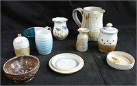Assortment of pottery pieces