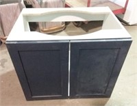 Cabinet without top 30" X 21" X 27"