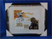 Framed photograph of Marc-Andre Fleury with