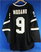 Mike Modano signed Stars jersey Inscribed