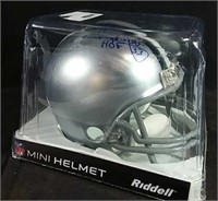 Tony Dorsett signed Cowboys Mini Helmet