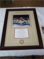 Signed Daniel Moore "The Goal Line Stand" 162/950