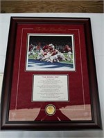 Signed Daniel Moore "The Goal Line Stand" 80/950