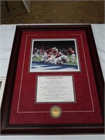 Signed Daniel Moore "The Goal Line Stand" 82/95 AP