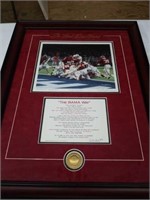 Signed Daniel Moore "The Goal Line Stand" 41/95 AP