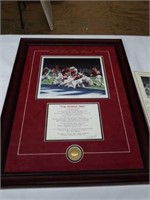 Signed Daniel Moore "The Goal Line Stand" 75/95 AP