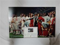 Signed Daniel Moore "Coach & 315" Print on Canvas