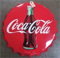 "Coca-Cola" Bottle Cap Sign