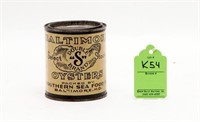 Baltimore Double "S" 1 Pint Oyster Tin