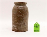 Mt. Crawford, VA. Stamped Stoneware Canner