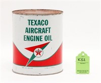 Texaco Aircraft Engine Oil Can