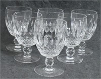 Set Of Six Waterford "Colleen" Water Goblets