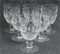 Set Of Six Waterford "Colleen" Water Goblets
