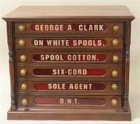 George A Clark 6 Drawer Spool Cabinet.