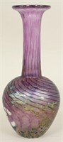 Robert Held Purple Multi-Color Art Glass Vase