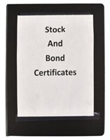 Collection of Stock and Bond Certificates