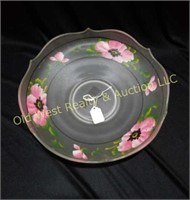 Satin glass console bowl