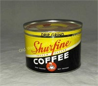 Shurfine Coffee Tin