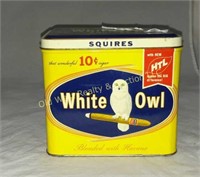White owl cigar Tin
