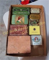 Box of Cigarette Tins