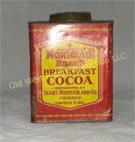 Montclair brand breakfast cocoa tin