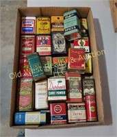 Box of Spice Tins
