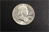 1958-d Franklin Half Dollar
