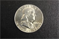 1962-d Franklin  Half Dollar