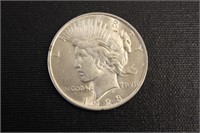 1923 Peace Dollar, No Mint