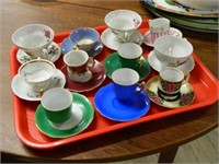 Cups and Saucers Selection.
