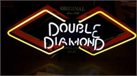 Double Diamond vintage sign.  New in box, 31 x 13