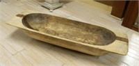 Primitive Pine Dough Bowl.