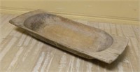 Primitive Pine Dough Bowl.