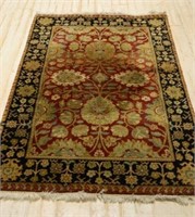 Hand Knotted Wool Rug.