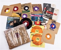 Large Lot of Vintage 45s and Shellack Records