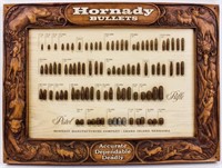 Vintage Hornady Bullet Display Board