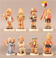 8 Miniature Hummel Figurines including all by