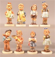 8 Miniature Hummel Figurines including A Sweet