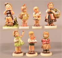 7 Miniature and Small Hummel Figurines including