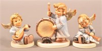 3 Musical Angels Hummel Figurines including