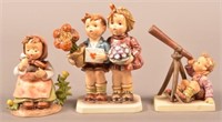 3 Hummel Figurines including The Love Lives On.