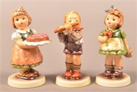 3 Hummel Figurines including Birthday Candle. All